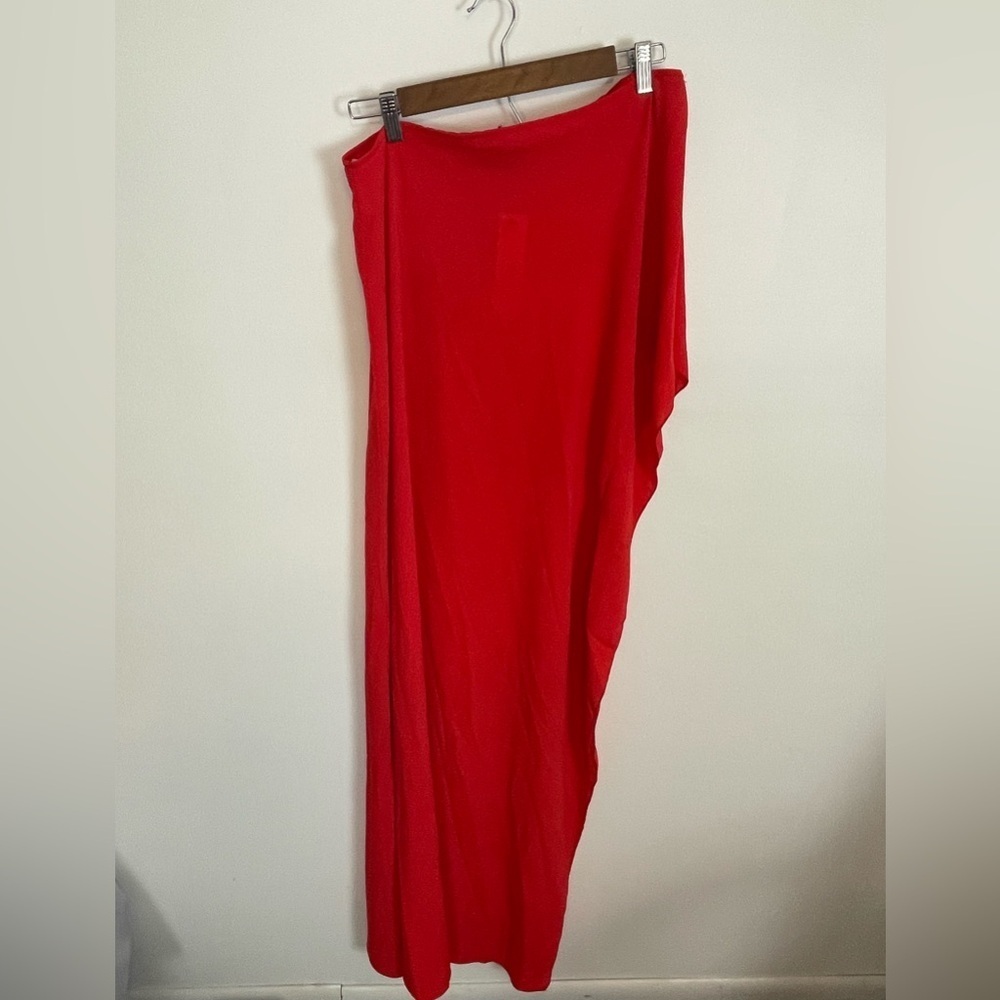 Vici Asymmetrical Red Skirt
